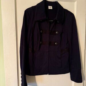 Cabi Navy Blue Admiral Jacket Size M